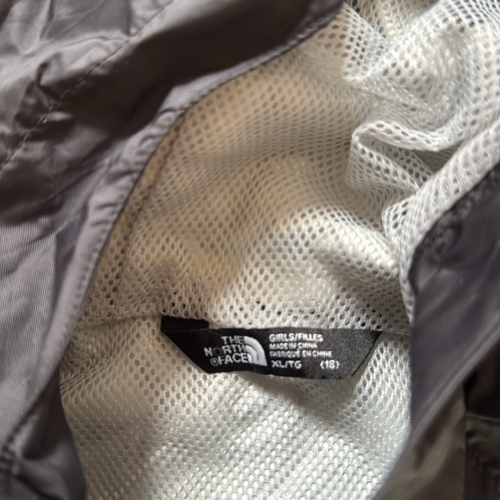 Like New Kids Rain Jacket XL (girls) North Face - Picture 2 of 3